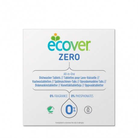 Lavavajillas máquina all in one Zero Ecover 25 tabletas x 20 g