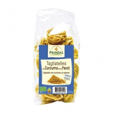 Tagliatelle nido cúrcuma amapola Priméal 250 g