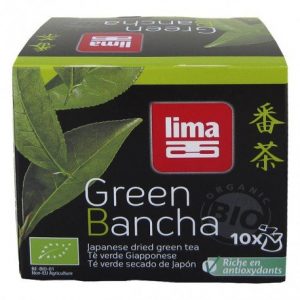 Té verde green Bancha Lima 10 bolsitas