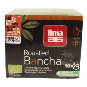 Té verde tostado Bancha instant Lima 10 bolsitas