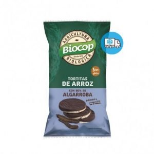 Tortitas de arroz con cobertura de algarroba Biocop 100 g