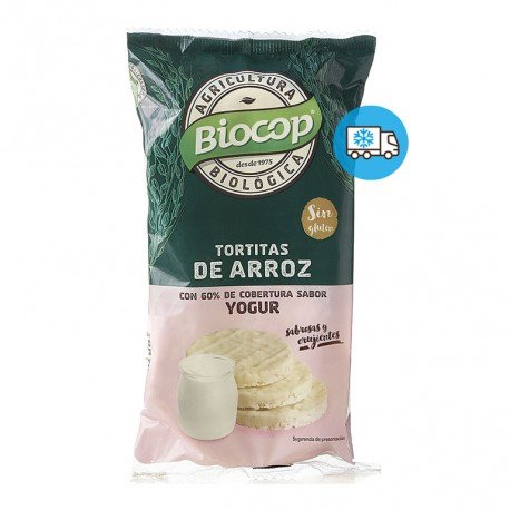 Tortitas de arroz con cobertura de yogur Biocop 100 g