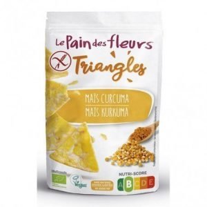 Triángulos de maíz y cúrcuma Le Pain des Fleurs 50g