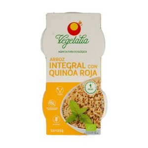 Vasito de Arroz Integral y Quinoa Roja