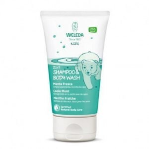 2 en 1 Champú y Gel  de Ducha Menta Fresca