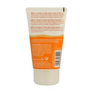 2 en 1 Champú y Gel  de Ducha Naranja Frutal