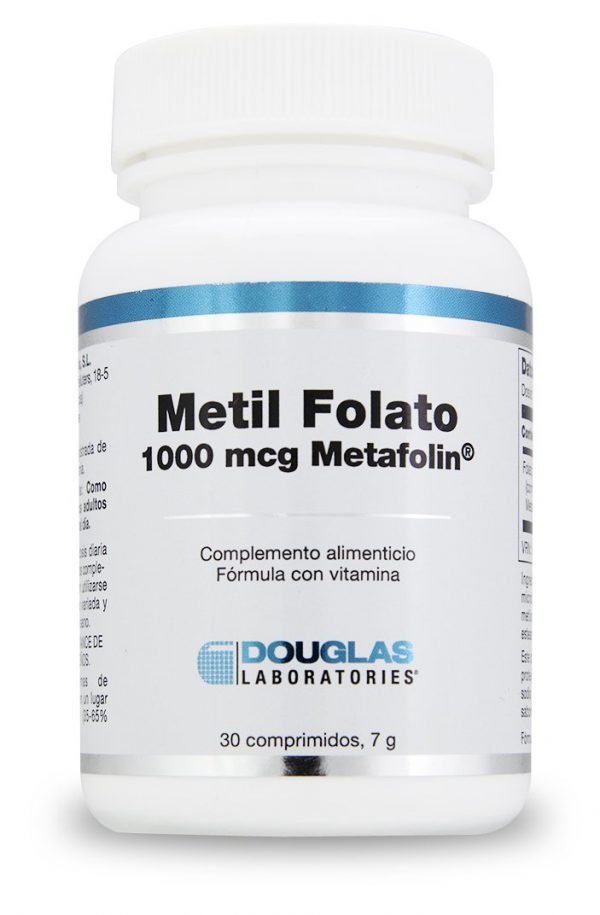 Metil Folato 1000 mcg. Metafolin® (30 comprimidos)