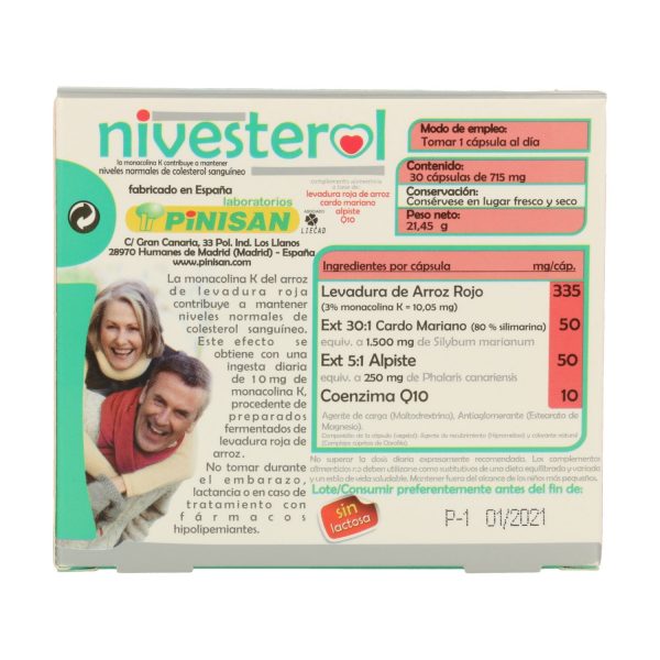 Nivesterol (60 cáp) - Imagen 2